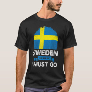 スウェーデンがスウェーデン語のルーツに行かないと呼んでいる伝統 Tシャツ