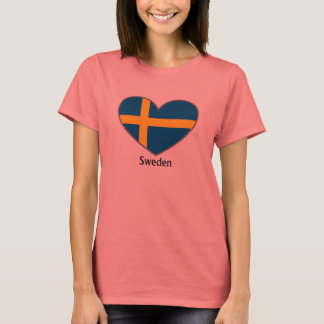 スウェーデンが私のハート Tシャツ