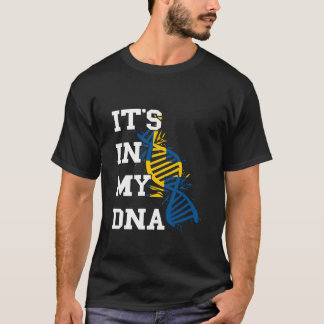 スウェーデンそれは私のDNAに入っているスウェーデンのルーツスウェーデンのプライド Tシャツ