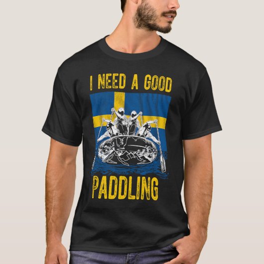 スウェーデンで漕ぐのに最適 Tシャツ (正面)