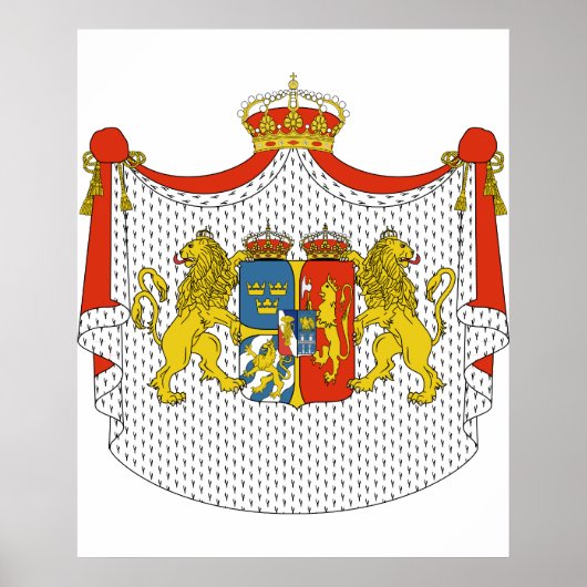 スウェーデンとノルウェーの連合 ポスター (正面)