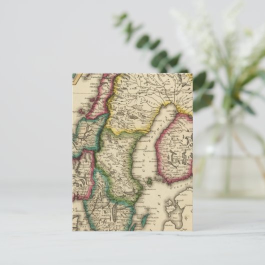 スウェーデンとノルウェー2 ポストカード (スタンド正面)