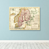 スウェーデンとノルウェー7 キャンバスプリント (インサイチュ (ウッドフロア))