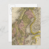 スウェーデンとノルウェー ポストカード (正面/裏面)