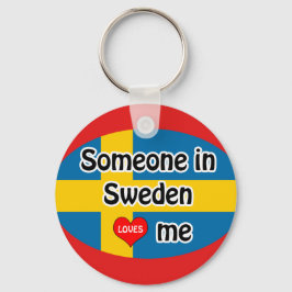 スウェーデンにいる人が私を愛している キーホルダー