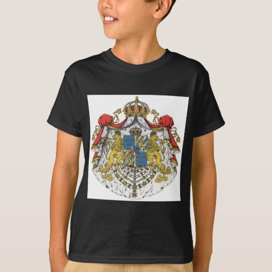 スウェーデンのより素晴らしい紋章付き外衣 Tシャツ (正面)
