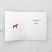 スウェーデンのアメリカのクリスマスカード シーズンカード (内部)