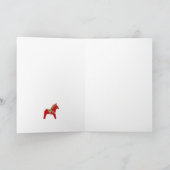 スウェーデンのアメリカのクリスマスカード シーズンカード (内部)