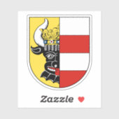 スウェーデンのウィスマー州旗 シール (シート)