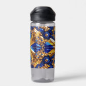 スウェーデンのカラーズ付きウォーターボトルデザイン ウォーターボトル (背面)