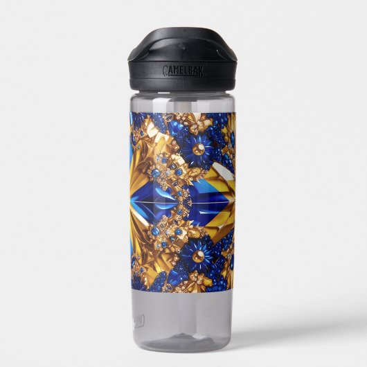 スウェーデンのカラーズ付きウォーターボトルデザイン ウォーターボトル (背面)