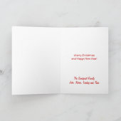 スウェーデンのカールラーションのクリスマスの朝 シーズンカード (内部)