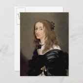 スウェーデンのクイーンクリスティーナ1652 ポストカード (正面/裏面)