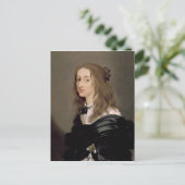 スウェーデンのクイーンクリスティーナ1652 ポストカード (スタンド正面)