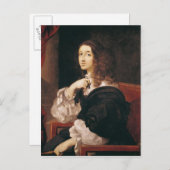 スウェーデンのクイーンクリスティーナ ポストカード (正面/裏面)