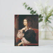 スウェーデンのクイーンクリスティーナ ポストカード (スタンド正面)