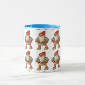 スウェーデンのクリスマスの小妖精や小人のマグ マグカップ (中央)