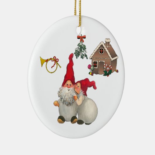 スウェーデンのクリスマスの格言 セラミックオーナメント (右)