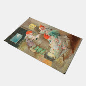 スウェーデンのクリスマスサンタ(by Jenny Nystrem) ドアマット (アングル)