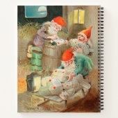 スウェーデンのクリスマスサンタ(by Jenny Nystrem) ノートブック (裏面)