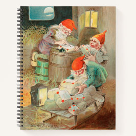 スウェーデンのクリスマスサンタ(by Jenny Nystrem) ノートブック