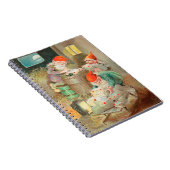 スウェーデンのクリスマスサンタ(by Jenny Nystrem) ノートブック (右側)