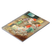 スウェーデンのクリスマスサンタ(by Jenny Nystrem) ノートブック (左側)