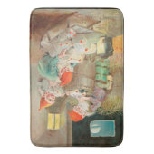 スウェーデンのクリスマスサンタ(by Jenny Nystrem) バスマット (正面縦)