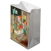 スウェーデンのクリスマスサンタ(by Jenny Nystrem) ミディアムペーパーバッグ (裏面アングル)