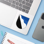 スウェーデンのクリップパン市の紋章 シール (ノートパソコンとiPhone)