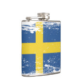 スウェーデンのグランジな旗 フラスク (右)