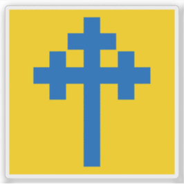 スウェーデンのケーピン州旗 シール