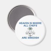 スウェーデンのシェフ マグネット (正面/裏面)
