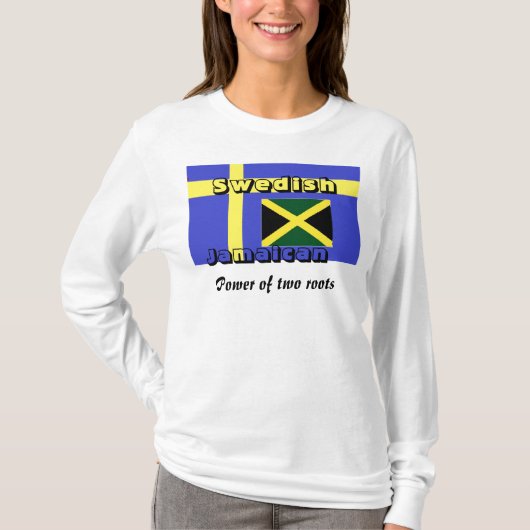 スウェーデンのジャマイカTシャツ Tシャツ (正面)