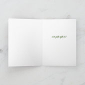 スウェーデンのジュルトンテン神ジュルクリスマス シーズンカード (内部)