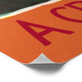 スウェーデンのジョータ運河ヴィンテージ旅行ポスター復元 ポスター (角)