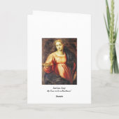 スウェーデンのセントルシア シーズンカード (裏面)