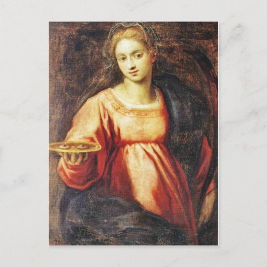 スウェーデンのセントルシア ポストカード (正面)