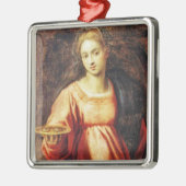 スウェーデンのセントルシア メタルオーナメント (左)