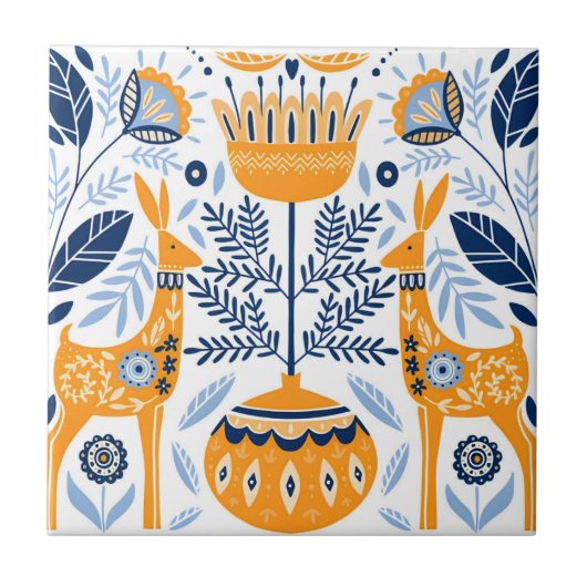 スウェーデンのタイルクラシック タイル (正面)