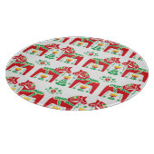 スウェーデンのダラホース：フォークアート カッティングボード (角)