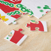 スウェーデンのダラホース:フォークアート ジグソーパズル (側面)