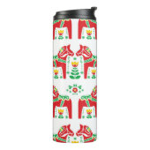 スウェーデンのダラホース:フォークアート タンブラー (回転左)