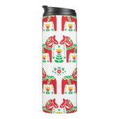 スウェーデンのダラホース:フォークアート タンブラー (回転右)