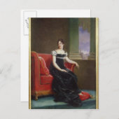 スウェーデンのデシリークレイリー女王 ポストカード (正面/裏面)