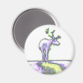 スウェーデンのトナカイ マグネット (正面/裏面)