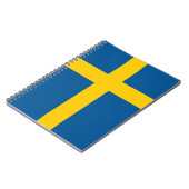 スウェーデンのノートの旗 ノートブック (左側)