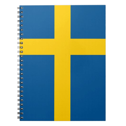 スウェーデンのノートの旗 ノートブック (正面)