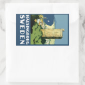 スウェーデンのハルシンボルグ 長方形シール (バッグ)