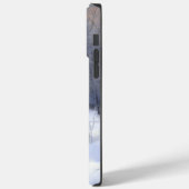 スウェーデンのバイキングハウンド 雪を降らせて クリスマス Case-Mate iPhoneケース (裏面 / 左)